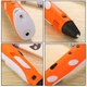 3D-ручка MYRIWELL RP100A Orange + 9 метров ABS пластика и Трафареты - изображение 8
