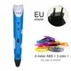 3D-ручка MYRIWELL RP100A Blue + 9 метров ABS пластика и Трафареты - изображение 9