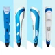 3D-ручка MYRIWELL RP100A Blue + 9 метров ABS пластика и Трафареты - изображение 3