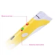 3D-ручка MYRIWELL RP100A Yellow + 9 метров ABS пластика и Трафареты - изображение 8