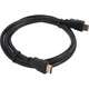 Кабель Generic HDMI - HDMI круглый черный v1.4 1.5 м - изображение 1
