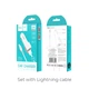 Автомобільний зарядний пристрій HOCO Z23 grand style dual-port car charger set with iP cable White (6957531078012) - изображение 2