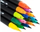 Фломастери-пензлики Maxi Real Brush 24 кольори (MX15230) - изображение 3