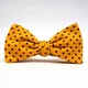 Краватка-метелик Krago Dark Yelow Dots 34-45 см жовтий - зображення 1