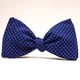 Галстук-бабочка Krago Polka Dots 34-45 см синий - изображение 1