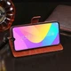 Чехол Idewei для Xiaomi Mi 9 Lite (Mi CC9) книжка с визитницей темно-коричневый - изображение 4