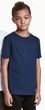 Футболка хлопковая для мальчика H&M 0544290-7 122-128 см (6-8 years) темно-синий - изображение 2
