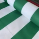 Тентовая ткань оксфорд Super Textiles ш. 150 см в бело-зеленую полоску пог.м. (1211) - изображение 1