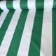 Тентовая ткань оксфорд Super Textiles ш. 150 см в бело-зеленую полоску пог.м. (1211) - изображение 3
