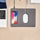 Ігрова поверхня COTEetCI Wireless Charger And Mouse Pad Grey (CS5186-GY) з бездротовою зарядкою QI - зображення 5