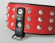 Ошейник с поводком для собаки кожаный с шипами Lockdog, Д 30-40 см, Ш 7 см (ld062_M) - изображение 3
