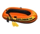 Двухместная надувная лодка Intex 58332 Explorer 300 Set, 211*117 см (весла, ручной насос), 2-х камерная - изображение 2