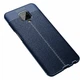 Силіконовий (TPU) чохол Deexe Leather Cover для Xiaomi Redmi Note 9 Pro / Note 9S / Note 9 Pro Max - Blue - зображення 2