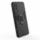 Чехол с подставкой Deexe Hybrid Case для OPPO Find X2 - Black - изображение 7