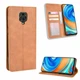 Чехол-книжка Deexe Retro Style для Xiaomi Redmi Note 9 Pro Max / Redmi Note 9 Pro / Redmi Note 9s - Brown - изображение 1