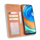 Чехол-книжка Deexe Retro Style для Xiaomi Redmi Note 9 Pro Max / Redmi Note 9 Pro / Redmi Note 9s - Brown - изображение 5