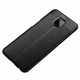 Силіконовий (TPU) чохол Deexe Leather Cover для Xiaomi Redmi Note 9 Pro / Note 9S / Note 9 Pro Max - Black - зображення 2
