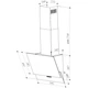 Витяжка кухонна Interline ALTEA BK A 60 PB/GL/A (ALTEABKA60PB/GL/A) - зображення 7