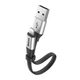 Кабель Baseus Two-in-one Portable Cable（Android/iOS）Silver (CALMBJ-0S) - изображение 1