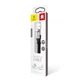 Кабель Baseus Two-in-one Portable Cable（Android/iOS）Silver (CALMBJ-0S) - изображение 3