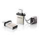Флеш-накопичувач Apacer USB 2.0 AH175 Dual OTG 32Gb black (AP32GAH175B-1) - изображение 2