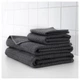 Банное полотенце IKEA (ИКЕА) VÅGSJÖN 70x140см темно-серое (303.536.08) - изображение 5