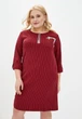 Платье "Сильва" (бордовый) 56 (XXXXL) - изображение 4
