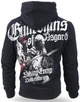 Толстовка на флисе, на молнии мужская Dobermans Aggressive Guardians Of Asgard BZ197BK XL Черная с принтом (2550000126012) - изображение 2