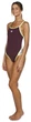 Купальник Arena W Stripe Super Fly Back One Piece, бордовий /001195-436/ 40 - зображення 2