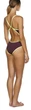 Купальник Arena W Stripe Super Fly Back One Piece, бордовий /001195-436/ 40 - зображення 5