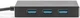 Hub USB Digitus USB 3.0 Hub biurowy 4-w-1 (DA-70240-1) - obraz 2