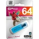 USB флеш накопитель Silicon Power 64GB Helios 101 Blue USB 2.0 (SP064GBUF2101V1B) - изображение 6