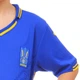 Форма футбольна дитяча із символікою збірної УКРАЇНА 2019 Поліестер розмір XS-22 зріст 116 см Zelart колір синій CO-8172 - зображення 4