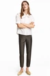 Штани H&M 32 чорно золотистий 5477836 - зображення 1