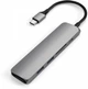 USB-хаб Satechi Aluminum Type-C Slim Multi-Port Adapter 4K V2 Space Gray (ST-SCMA2M) - изображение 1