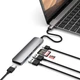 USB-хаб Satechi Aluminum Type-C Slim Multi-Port Adapter 4K V2 Space Gray (ST-SCMA2M) - изображение 4