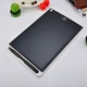 Дитячий планшет для малювання графічний зі стилусом Writing Tablet LCD 8.5" білий (E-18594) - зображення 3