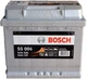 Аккумулятор автомобильный 63Ач 610А "+" слева BOSCH, 0092S50060 - изображение 1