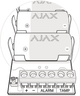 Бездротовий модуль Ajax Transmitter для інтеграції сторонніх датчиків (000007487) - зображення 2