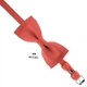Бабочка Bow Tie House кожаная Coral 10369 - изображение 3