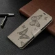 Чехол-книжка с рисунком UniCase Butterfly Pattern для Xiaomi Redmi Note 9 Pro Max / Note 9 Pro / Note 9s - Grey - изображение 2