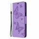 Чохол-книжка з малюнком UniCase Butterfly Pattern для Xiaomi Redmi Note 9 Pro Max / Note 9 Pro / Note 9s - Purple - зображення 4