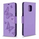 Чохол-книжка з малюнком UniCase Butterfly Pattern для Xiaomi Redmi Note 9 Pro Max / Note 9 Pro / Note 9s - Purple - зображення 6