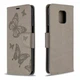 Чехол-книжка с рисунком UniCase Butterfly Pattern для Xiaomi Redmi Note 9 Pro Max / Note 9 Pro / Note 9s - Grey - изображение 6