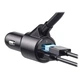 Автомобільний FM модулятор трансмітер D5 Black Gray (av096) - зображення 2