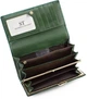 Шкіряний жіночий гаманець ST Leather S9001A Green - зображення 4