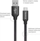 Кабель ColorWay USB - Type-C 2.1А 1 м Black (CW-CBUC003-BK) - изображение 2