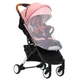 Прогулочная коляска Bene Baby D200-06 Демисезонная Розовая на Черной Раме CH200306 - изображение 2