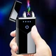 USB запальничка електронна/електроімпульсна із сенсорною кнопкою та металевим корпусом FOGSON HB020 чорна (DA-25830) - зображення 9