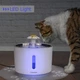 Поилка-фонтанчик для кота 2.4 л с фильтром/LED подсветкой Pet Fountain белый (РF-25309) - изображение 8